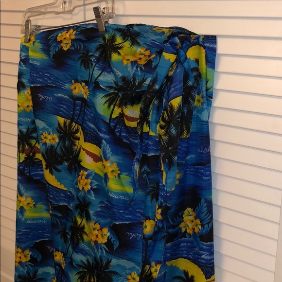 Vintage Swim Vintage Hawaii Hawaiian Swimsuit Coverup Sarong Poshmark